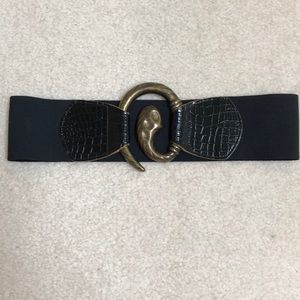 Vintage Wide Stretchy Belt